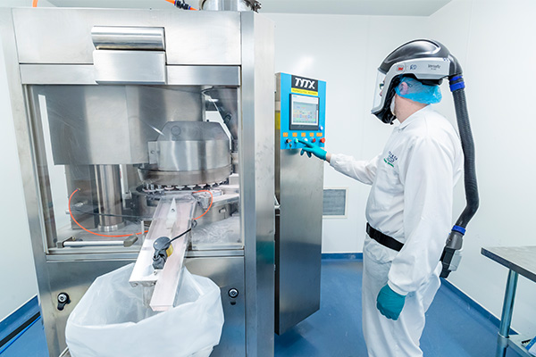 Setting up the manufacture of probiotics in a sterile environment